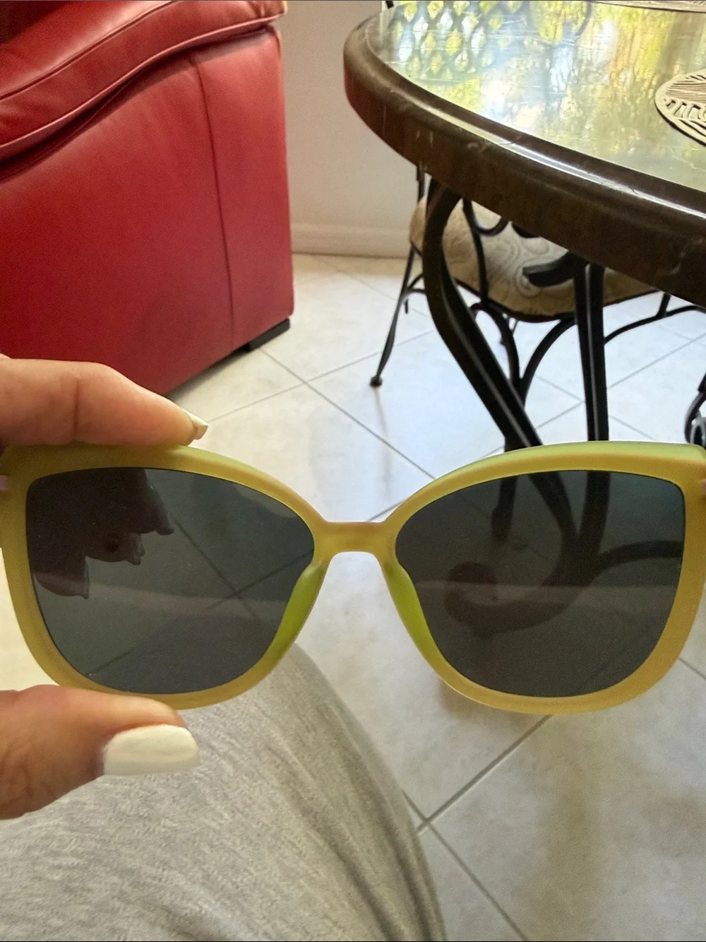 Goodr Pounce G Pink and Kiwi Cat Eye Sunglasses